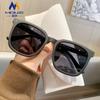 Óculos de Sol Quadrados Polarizados Novos Óculos Anti-UV de Alto Nível para Homens e Mulheres com Rosto Grande Óculos de Sol Modernos que Afinam o Rosto