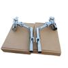 Soporte de batería de esquina de acero inoxidable, antibalanceo, banco para armas izquierdo y derecho, caja de pesca ajustable, soporte de batería, equipo de pesca