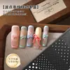Manicure Francesa Poá Listras Estampa Placa de Aço 26 Anos Novo Estilo Textura Clara Transferência Rápida Ferramenta de Manicure Placa de Aço