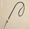 Cordón para Colgante de Jade Aventurina Tejido a Mano, Cordón para Colgante de Jade con Hebilla de Seguridad Ajustable para Hombres y Mujeres