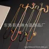 Collar con Cuerda de Nudo de Diamante Tejido a Mano diy Cuerda de Algodón de Xizang Lanyard para Cuello de Thangka Buda Portátil Estilo Chino