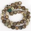 Cor Café Verde Ágata Antiga Contas Acessórios de Joias DIY Pulseira Colar Joias Transfronteiriças Atacado Material Artesanal Produção