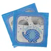 Servilleta Azul Elefante Colorida Papel de Cocina Impreso Decoración de Mesa para Hotel Restaurante Paño para la Boca Arreglo Floral Papel Personalizado de Fábrica