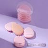 Esponja de dedos para polvos cojín de aire para pulgar versión mini esponja de maquillaje doble uso seco y húmedo base líquida no absorbe el polvo esponja de dedos para polvos