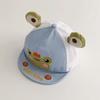 Sombrero de Bebé Verano Malla Fina Sombrero de Sol Súper Lindo Rana Gorra con Visera Gorra de Béisbol para Bebé
