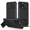 Novo Modelo Adequado para Iphone17Pro Suporte Estéreo Criativo Capa para Celular Apple 12 Suporte de Janela Deslizante Capa Anti-Queda