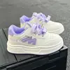 Tênis Leve com Solado Macio Infantil 2026 Novo Estilo Princesa Primavera e Outono Sapatos Brancos Tênis Esportivo para Meninas Sapatos de Meninas