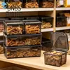 Caja Organizadora para Clasificar Tazas de Té Bnbs Caja para Comida para Llevar Caja Larga Transparente para Guardar Cuentas