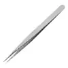 Set de Pinzas para Pestañas para Colocación de Pestañas Postizas, Herramientas para Artista de Pestañas, Pinza para Pestañas Dorada con Forma de Delfín y Pluma
