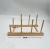 Grande em estoque multifuncional porta-copos de drenagem prato de madeira Rack de drenagem de copo rack de armazenamento de cozinha criativa rack de drenagem rack de drenagem