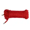 Juguetes Sexuales, Cuerdas de Seda para Atar, Restricciones SM, Cuerdas Metálicas para la Cabeza, Accesorios de Castigo y Entrenamiento, Cuerdas de Algodón de 10 m, Dropshipping