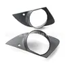 Adecuado para BMW Serie 7 E66 2006-2008 marco de luz antiniebla parrilla inferior cubierta de luz antiniebla del parachoques delantero