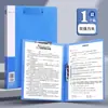 Pacote com 10 Pastas A4 Espessadas, Pastas com Fichário Simples e Duplo Resistentes, Suprimentos de Escritório Armazenamento de Mesa