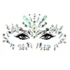 PARTYJOY artículo de venta caliente transfronterizo pegatinas de gemas para la cara pegatinas para cejas pegatinas faciales autoadhesivas de diamante pegatinas faciales para carnaval musical Halloween