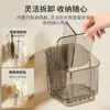 Estante de baño con compartimentos, caja de almacenamiento para cepillo de dientes y pasta de dientes montada en la pared sin taladro, organizador de artículos de tocador