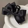 Popular pinza para el pelo de tela esponjosa con encaje de estrellas y lazo de gasa de burbujas, pinza de garra extragrande para recogidos en la parte posterior de la cabeza