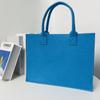 Bolsa de fieltro de gran capacidad con texto impreso, bolsa de fieltro para estudiante, bolsa de celebridad de internet, logotipo de empresa, fabricante mayorista de bolsos