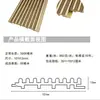 Paneles de Techo y Pared para Interiores Impermeables y a Prueba de Humedad de Madera de Bambú Ecológica, Rejillas de Pared de Fondo de TV Modernas, Directo de la Fábrica Fuente