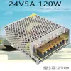 Fuente de alimentación conmutada de 220 a 24v12v5v CC 2a3a5a10a20 amperios luz indicadora transformador volt alta potencia