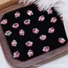Rocío de Pedrería Apilada Sin Costuras y Sin Fondo 6*8 Forma de Huevo de Paloma Rojo Rosa para Arte de Uñas de Lujo DIY, Super Brillante