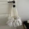 Bolsa de Braço de Bolinhas Feminina 2026 Novo Estilo Outono Inicial Nicho para Trabalho Bolsa Tote de Grande Capacidade Bolsa de Trabalho Feminina