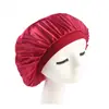 2021 Amazon AliExpress Sombrero Redondo Elástico de Ala Ancha Sade Gorro de Noche para Niños Gorro Bon para el Cabello Sombrero de Textil para el Polvo