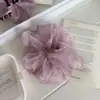 Scrunchie Grande de Malla con Pedrería Estilo Coreano Cielo Estrellado Elegante de Alta Gama Goma para el Cabello Nuevo Accesorio para Peinados 2026