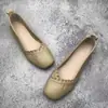 Zapatos cómodos para mujer para madres, nuevos mocasines estilo otoño 2026, zapatos casuales versátiles para enfermeras, cuero suave, suela suave, zapatos de vestir sencillos para mujer