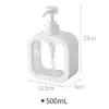 Set de Botellas de Viaje Tipo Pulsador Gel de Ducha Champú Desinfectante de Manos Botella Pequeña Botella Vacía Botella Portátil para Loción