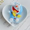 Gran gato azul feliz pintado, accesorios de resina, funda para teléfono, sombrero, pegatina para refrigerador, crema, pegamento, hebilla para zapatos, material