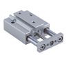 Cilindro tipo SMC Spot MGJ mini cilindro pequeno com trilho cilindro pneumático de três hastes fabricantes atacado