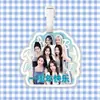 Babymonster Lee Cha-In Shin Hye-Yeon Etiqueta de Equipaje Colgante para Mochila Cadena Colgante Decoración Etiqueta Colgante Merchandising