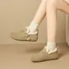 Zhr [Aumento Invisible de Altura] Zapatos de Felpa Cálidos tipo Birkenstock Populares en Invierno Suaves y de Cuadros Zapatillas Slip-On de Algodón para Mujer
