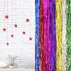 Globos Decoración Fiesta de Apertura de Boda Cumpleaños Cortina de Flecos de Lentejuelas para Puerta Una Tarjeta Ancho aproximado 10cm Largo aproximado 1 metro