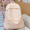 Nueva Mochila Escolar Estilo Japonés, Moderna y Única, Mochila Bordada de Color Caramelo de Alta Estética, Bolso Ligero de Doble Hombro para Estudiantes de Secundaria y Preparatoria