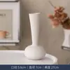 Vaso Cerámico de Lujo Nórdico Luz Sala de Estar Estilo Ins Jarrón Simple Flores Secas de Colores Hidroponía Adorno Decoración del Hogar