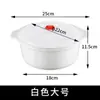 Tazón de Sopa con Tapa para Horno de Microondas Redondo Caja Conservadora de Frescura Calentador de Lonchera Caja Grande para Fideos Olla para Sopa Caliente Utensilios de Plástico