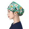 Gorro Quirúrgico de Algodón Puro para Cabeza Grande para Hombres y Mujeres, Gorro de Trabajo, Gorro de Enfermera, Gorro de Dibujos Animados Elástico Venta al por Mayor