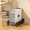 Soporte de host de computadora, base de chasis extraíble con polea, bandeja para escritorio de oficina y hogar