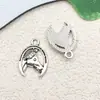 Accesorios para Joyería de Aleación Retro DIY Colgante de Unicornio Caballo Pendientes Hechos a Mano Llavero Colgante Pequeño Venta Caliente Transfronteriza