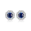 Brincos de botão de prata 925 transfronteiriços 50 brincos de nicho Coringa moda elegante brincos frescos brincos simples