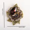 Broche Luxuoso Atmosférico Simples Explosivo da Coreia do Sul Broche para Casaco Terno Corsage com Cristal Incrustado Acessórios Femininos