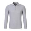 Camisa POLO de Manga Larga Solapa Personalizada Ropa de Trabajo Camiseta Logo Estampado Negocios Camisa Cultural para Hombre Otoño Camisa Base