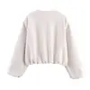 Comercio Exterior Otoño 2025 Nuevo Estilo Europeo y Americano Moda Femenina Casual Holgada Manga Larga Chaqueta Versátil 3046264