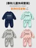 Lindo conjunto de primavera e outono para meninas, conjunto de duas peças com moletom de Natal e calça jogger, roupas estilosas de outono para bebês meninas, atacado de roupas infantis