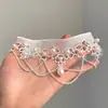Estilo Europeu e Americano, Personalidade, Colar de Renda com Pérolas e Franjas de Alta Qualidade, Nicho Exquisito Leve Luxo Moda Estilo Palácio Colar