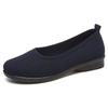 Sapatos Femininos Novos Respiráveis Sapatos de Mãe Slip-On Malha Casual Moda Versátil Solado Macio Sapatos Não Cansativos Dropshipping