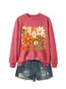 Estación Independiente de Deseos de Amazon Moda Casual Temperamento Dama Vibras de Otoño Estilo Pétalos Otoño/Invierno Sudadera Comercio Exterior
