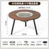 Mesa de Churrasqueira Portátil Dobrável para Churrasco ao Ar Livre Fogão de Churrasco para Pátio ao Ar Livre Mesa de Chá Piquenique Mesa de Madeira Maciça
