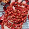 Pulsera boutique de cinabrio este año de vida pulsera de círculo único dorado seis palabras palabras verdaderas joyería para hombres y mujeres regalo fábrica al por mayor